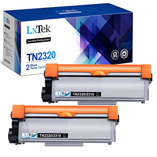 LxTek Purify TN2320 TN 2320 Toner Kompatibel für Toner Brother MFC L2700DW TN 2310 TN2310 für Brother MFC-L2700DN HL-L2340DW HL-L2300D DCP-L2520DW DCP-L2560DW MFC-L2720DW MFC-L2740DW (2 Schwarz) von LxTek Purify