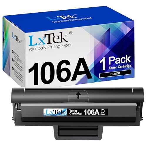 LxTek 106A Kompatible Tonerkartusche Ersatz für HP 106A Toner kompatibel für HP Laser 107a 107r 107w MFP 135a 135r 135w 135wg 137fnw 137fwg (Schwarz) von LxTek