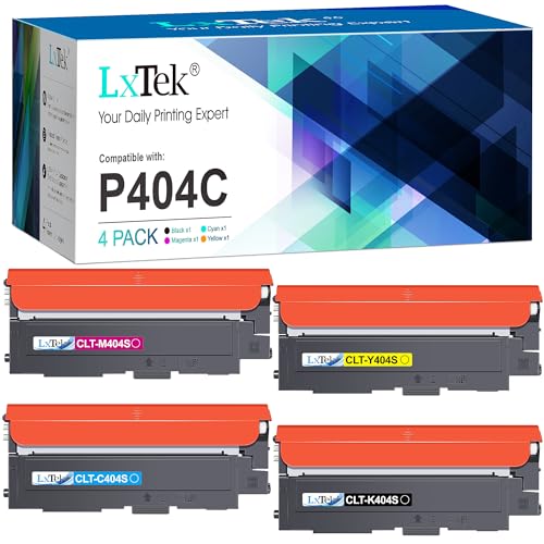 LxTek Kompatible Tonerkartuschen als Ersatz für Samsung 404S CLT-P404C für Xpress SL C430 C430W C480FN C480FW C480 C480W von LxTek