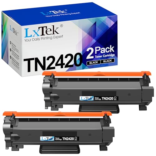 LxTek Toner TN2420 TN 2410 Kompatibel für Brother TN-2420 TN 2420 TN-2410 für Brother MFC-L2710DW MFC-L2710DN HL-L2350DW DCP-L2530DW L2510D MFC-L2730DW MFC-L2750DW HL-L2310D HL-L2375DW (2 Schwarz) von LxTek