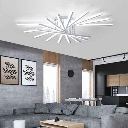 Moderne deckenlampe dimmbare 120W Ring Design Wohnzimmerlamp LED Deckenleuchte mit Fernbedienung ceiling light Wohnzimmer Büro Esszimmer Villa hängelampe von Lxysy