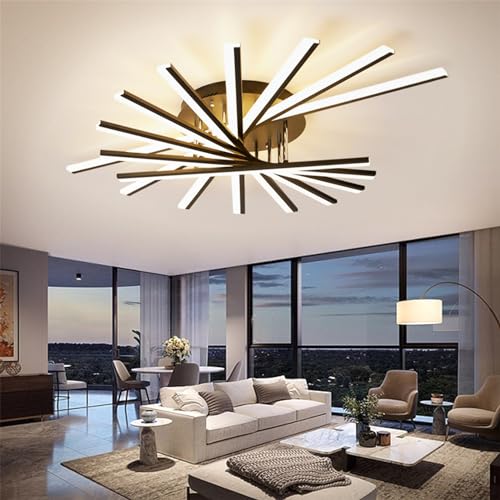 Moderne deckenlampe dimmbare 120W Ring Design Wohnzimmerlamp LED Deckenleuchte mit Fernbedienung ceiling light Wohnzimmer Büro Esszimmer Villa hängelampe Moderne deckenlampe dimmbare 120W Ring Design Wohnzimmerlamp LED Deckenleuchte mit Fernbedienung ceiling light Wohnzimmer Büro Esszimmer Villa hängelampe von Lxysy