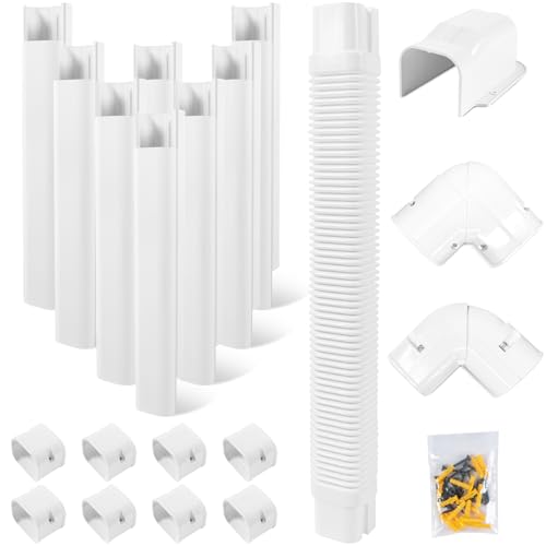 LyPrem Mini-Split-Linien-Set für Mini-Split- und Zentralklimaanlage und Wärmepumpe (verstellbarer 90°-Winkel für einfache Installation) von LyPrem