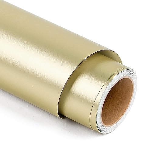 Lya Vinyl Matte Metallic Vinyl Rolle (1,5 m) (Gold) von Lya Vinyl