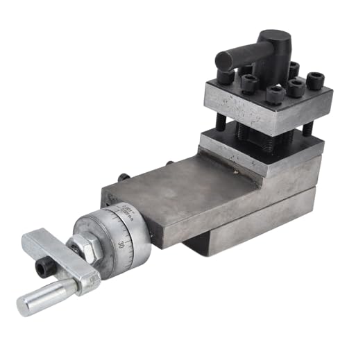 Lybunair Mini Drehmaschine -Werkzeughalter, 2 -Wege Quick Mode Assembly, 63 -mm -Hub, 50 x 50 mm Größe, Metall -Fahrradzubehör von Lybunair