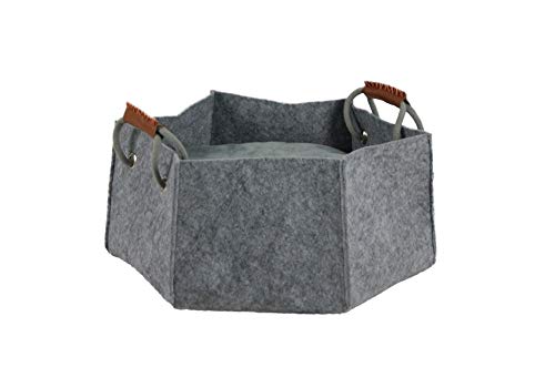 Lycce Hundekorb Katzenkorb aus Filz grau für kleine Hunde und Katzen Größe 2 Lycce Hundekorb Katzenkorb aus Filz grau für kleine Hunde und Katzen Größe 2 von Lycce