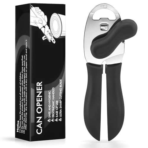 Lychico Dosenöffner, 4-in-1-Dosenöffner, handlicher robuster Edelstahl-Dosenöffner mit multifunktionalem Flaschenöffner von Lychico
