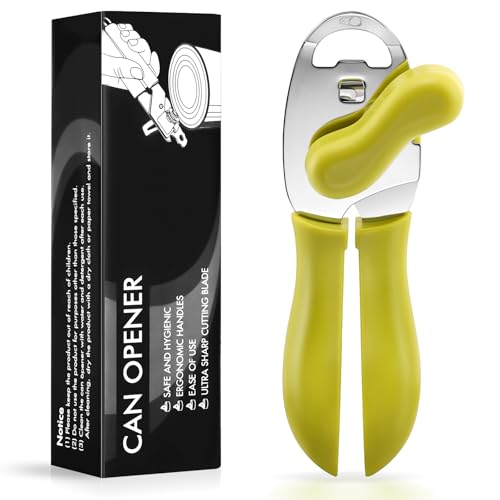 Lychico Dosenöffner, 4-in-1-Dosenöffner, handlicher robuster Edelstahl-Dosenöffner mit multifunktionalem Flaschenöffner von Lychico