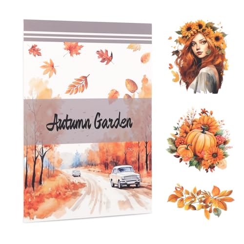 Lychii Herbst-Scrapbooking-Stickerbuch – 190 Landschaftsästhetik-Aufkleber für Karten, Planer & Handarbeit Lychii Herbst-Scrapbooking-Stickerbuch – 190 Landschaftsästhetik-Aufkleber für Karten, Planer & Handarbeit von Lychii