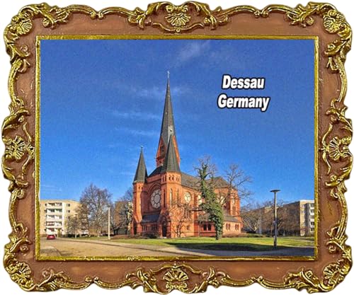 Dessau Deutschland Reise-Souvenirs Kühlschrankmagnet Stadt Sehenswürdigkeiten Kühlschrankmagnete Dessau Deutschland Reise-Souvenirs Kühlschrankmagnet Stadt Sehenswürdigkeiten Kühlschrankmagnete von Lyckotill