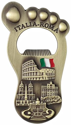 Flaschenöffner Rom Italien Tourist Souvenir 3D Kühlschrank Magnet Hause Küche Kühlschrank Dekoration Magnet Andenken Handwerk von Lyckotill