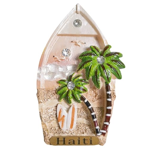 Haiti Reise-Souvenir, 3D-Kühlschrankmagnet, Zuhause, Küche, Kühlschrank, Dekoration, Magnet, Andenken, Handwerk Haiti Reise-Souvenir, 3D-Kühlschrankmagnet, Zuhause, Küche, Kühlschrank, Dekoration, Magnet, Andenken, Handwerk von Lyckotill