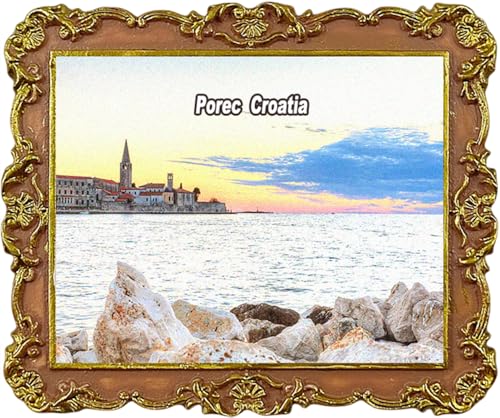 Kühlschrankmagnet Porec Kroatien Tourist Souvenir Stadt Sehenswürdigkeiten Kühlschrank Magnet von Lyckotill
