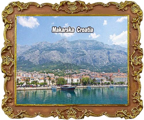 Makarska Kroatien Touristen Souvenir Kühlschrank Magnete Stadt Sehenswürdigkeiten Kühlschrank Magnet Makarska Kroatien Touristen Souvenir Kühlschrank Magnete Stadt Sehenswürdigkeiten Kühlschrank Magnet von Lyckotill