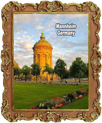 Mannheim Baden-Württemberg Deutschland Reise Souvenir Kühlschrankmagnete Stadt Sehenswürdigkeiten Kühlschrankmagnet von Lyckotill