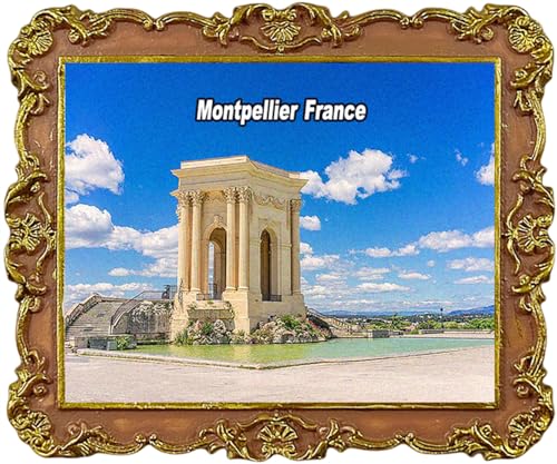 Montpellier Frankreich Reise Souvenir Kühlschrank Magnet Stadt Sehenswürdigkeiten Kühlschrank Magnete von Lyckotill