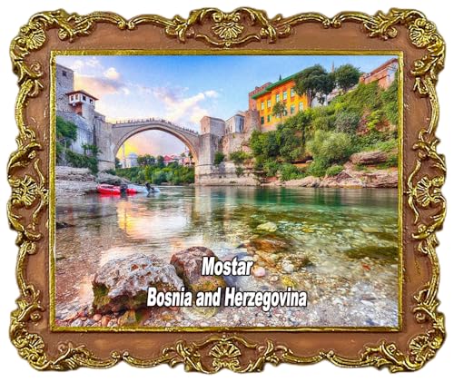 Mostar Bosnien und Herzegowina Touristen-Souvenir Kühlschrankmagnet Stadt Sehenswürdigkeiten Kühlschrank Dekorativer Magnet Mostar Bosnien und Herzegowina Touristen-Souvenir Kühlschrankmagnet Stadt Sehenswürdigkeiten Kühlschrank Dekorativer Magnet von Lyckotill