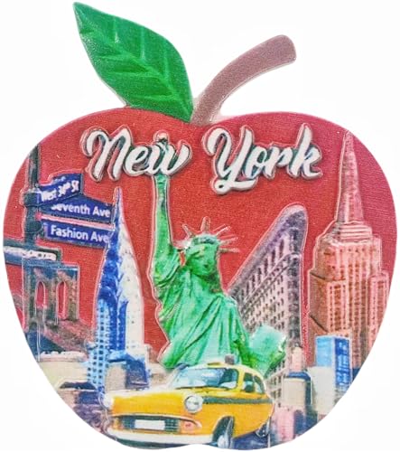 New York USA Tourist Souvenir 3D Kühlschrankmagnet Home Kitchen Kühlschrank Dekoration Magnet Andenken Handwerk von Lyckotill