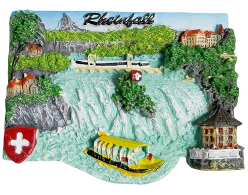 Rheinfalls Schweiz Touristen-Souvenir 3D-Kühlschrankmagnet für Zuhause, Küche, Kühlschrank, Dekoration, Magnet, Andenken, Handwerk Rheinfalls Schweiz Touristen-Souvenir 3D-Kühlschrankmagnet für Zuhause, Küche, Kühlschrank, Dekoration, Magnet, Andenken, Handwerk von Lyckotill