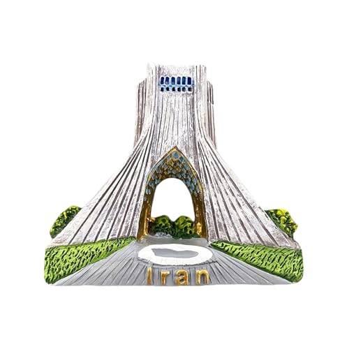 Teheran Freedom Tower Iran Travel Souvenir 3D Kühlschrankmagnet Stadt Sehenswürdigkeiten Kühlschrank Dekorativer Magnet Dreidimensionale Home Küche Dekoration von Lyckotill
