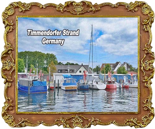 Timmendorfer Strand Deutschland Reise Souvenir Kühlschrankmagnete Stadt Sehenswürdigkeiten Kühlschrankmagnete von Lyckotill