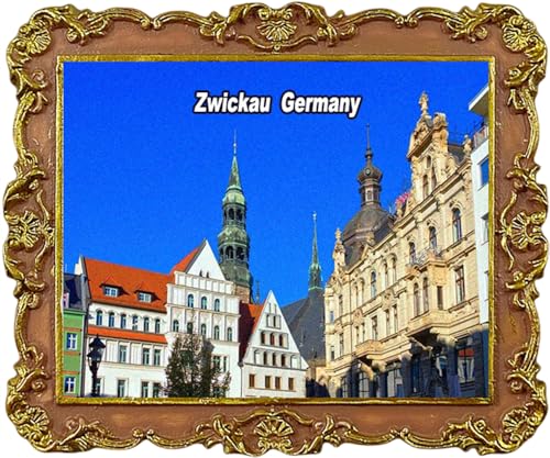 Zwickau Deutschland Reise-Souvenir Kühlschrankmagnet Stadt Sehenswürdigkeiten Kühlschrankmagnet Zwickau Deutschland Reise-Souvenir Kühlschrankmagnet Stadt Sehenswürdigkeiten Kühlschrankmagnet von Lyckotill