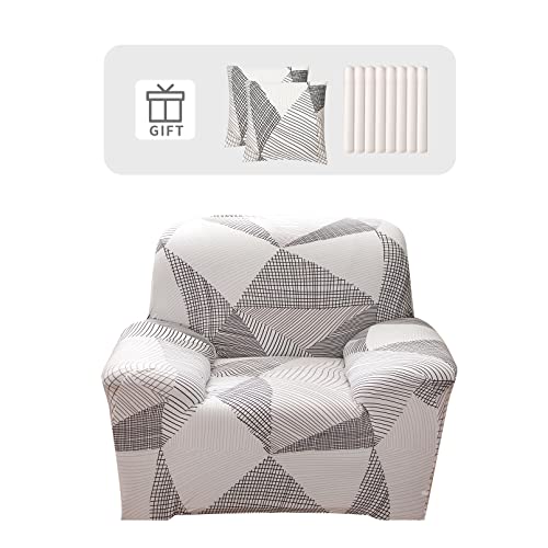 Lydevo Sofabezug 1 Sitzer Stretch Sofahusse Elastischer Sofabezug Spandex Sofa Überzug mit 2 Kissenbezug Anti-Rutsch Waschbar Sofa Protection Cover Schonbezug Couch,Verflechten Lydevo Sofabezug 1 Sitzer Stretch Sofahusse Elastischer Sofabezug Spandex Sofa Überzug mit 2 Kissenbezug Anti-Rutsch Waschbar Sofa Protection Cover Schonbezug Couch,Verflechten von Lydevo