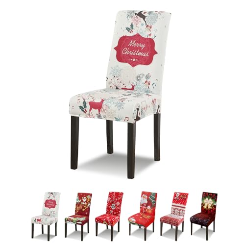 Lydevo Xmas Weihnachtlich Stuhlhussen 4er Set Stretch Stuhlhussen für Esszimmerstühle Stuhlhussen für Schwingstühle Waschbarer Abnehmbarer Stuhlbezug für Weihnachtliche Festival Christmas Lydevo Xmas Weihnachtlich Stuhlhussen 4er Set Stretch Stuhlhussen für Esszimmerstühle Stuhlhussen für Schwingstühle Waschbarer Abnehmbarer Stuhlbezug für Weihnachtliche Festival Christmas von Lydevo