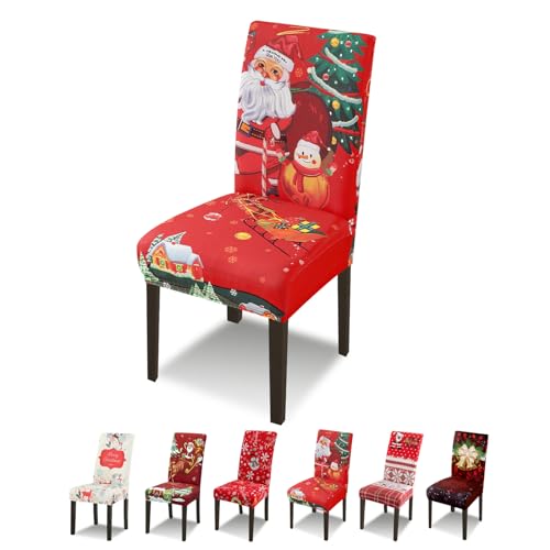 Lydevo Xmas Weihnachtlich Stuhlhussen 6er Set Stretch Stuhlhussen für Esszimmerstühle Stuhlhussen für Schwingstühle Waschbarer Abnehmbarer Stuhlbezug für Weihnachtliche Festival Christmas,Xmas Yeti Lydevo Xmas Weihnachtlich Stuhlhussen 6er Set Stretch Stuhlhussen für Esszimmerstühle Stuhlhussen für Schwingstühle Waschbarer Abnehmbarer Stuhlbezug für Weihnachtliche Festival Christmas,Xmas Yeti von Lydevo