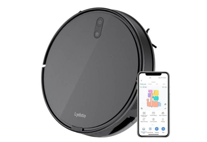 Lydsto Saugroboter G2D Nass-Trocken-Saugroboter, Mitstaubabsaug- Selbstreinigungs Appsteuerung, 120 Min Laufzeit Max,Roboterstaubsauger, Selbstaufladender, Für Tierhaare,Teppiche mit niedrigem Flor,Hartboden Lydsto Saugroboter G2D Nass-Trocken-Saugroboter, Mitstaubabsaug- Selbstreinigungs Appsteuerung, 120 Min Laufzeit Max,Roboterstaubsauger, Selbstaufladender, Für Tierhaare,Teppiche mit niedrigem Flor,Hartboden von Lydsto