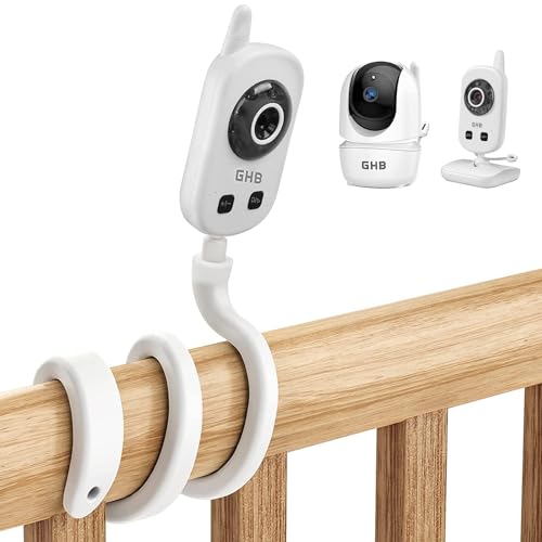 Babyphone Monitor Halterung für GHB Babyphone, ANMEATE SM24, Goodbabyuu24, Babysense V24US, Flexible Babyphone Holder Babyfone Baby Monitor Mount, Baby Kamera Stand von Lyeiaa