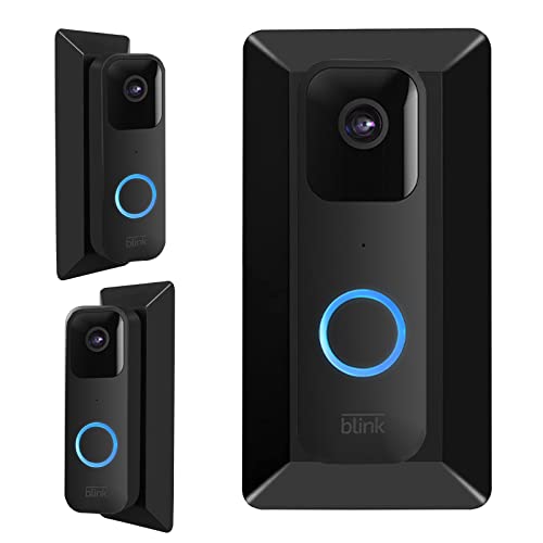 Halterung für Blink Video Doorbell, Wandplatte für Blink Video Türklingel, Verstellbar Doorbell Eckhalterung, Abgewinkelter Keilhalterung Zubehör für Blink Video Doorbell,Schwarz von Lyeiaa