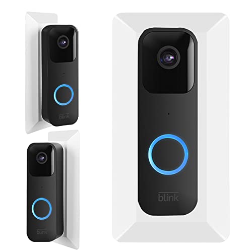 Halterung für Blink Video Doorbell, Wandplatte für Blink Video Türklingel, Verstellbar Doorbell Eckhalterung, Abgewinkelter Keilhalterung Zubehör für Blink Video Doorbell, Weiß von Lyeiaa