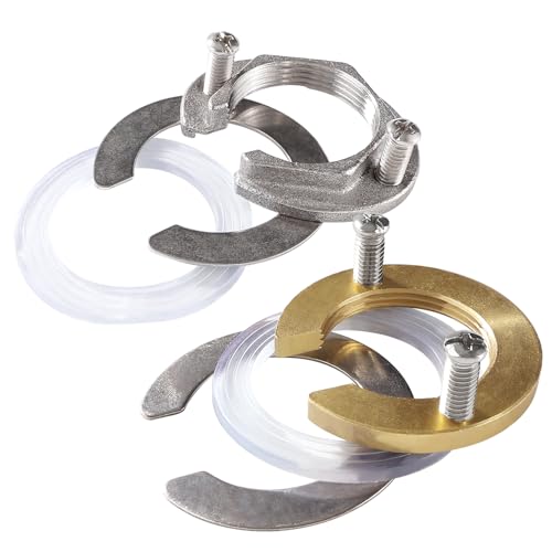Lyeteung 2 Stücke 31mm Wasserhahn-Befestigungsmutter-Set, Wasserhahn-Befestigungsteil, für Küche, Bad, Haushalt Heiß- und Kalt Wasserhahns, Messing und Edelstahl Lyeteung 2 Stücke 31mm Wasserhahn-Befestigungsmutter-Set, Wasserhahn-Befestigungsteil, für Küche, Bad, Haushalt Heiß- und Kalt Wasserhahns, Messing und Edelstahl von Lyeteung