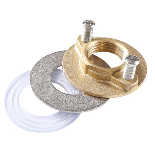 Lyeteung 20mm Wasserhahn-Befestigungsmutter-Set, Wasserhahn-Befestigungsteil, für Festziehen loser Wasserhähne in Küche und Bad, Kupfer Lyeteung 20mm Wasserhahn-Befestigungsmutter-Set, Wasserhahn-Befestigungsteil, für Festziehen loser Wasserhähne in Küche und Bad, Kupfer von Lyeteung