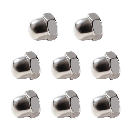 Lyeteung 8 Stücke M10 Sechskant Hutmuttern Edelstahl, Sechskant-Hutmuttern, Eichel-Kuppelkopf-Sechskantmuttern, für Schrauben, Bolzen Lyeteung 8 Stücke M10 Sechskant Hutmuttern Edelstahl, Sechskant-Hutmuttern, Eichel-Kuppelkopf-Sechskantmuttern, für Schrauben, Bolzen von Lyeteung