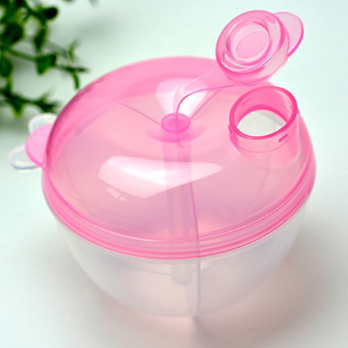 Lyguy Milchpulver Futterbox, tragbar, Milchpulver für Babys und Kleinkinder, Aufbewahrungsbox - Rose von Lyguy