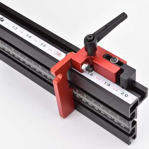 Gehrungsschiene Stop Aluminium Chute Locator für T-Nut T-Track Holzbearbeitung Begrenzer Handwerkzeuge(75 Typ) von Lyirfan
