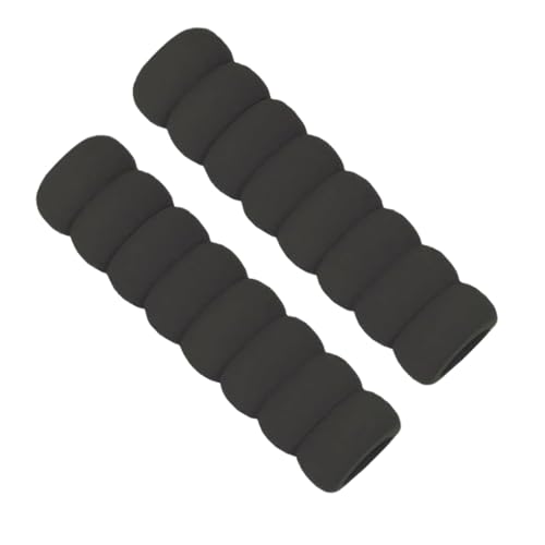2 Stück Türklinkenpuffer, 13.5 * 2cm Türgriff Schutz, Schaumstoff Türgriffabdeckung, Wandschutz Türklinke für Zimmertüren und Wänden, Antistatische(Schwarz) von Lyivisk