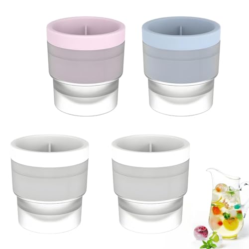 4 Stück Silikon Eiskugelform Groß 6cm mit Deckel für Runde Eiswürfel Ideal für Whisky Cocktails und Getränke Leicht Entnehmbar Wiederverwendbare Eiswürfelform Kugel Rund 4 Stück Silikon Eiskugelform Groß 6cm mit Deckel für Runde Eiswürfel Ideal für Whisky Cocktails und Getränke Leicht Entnehmbar Wiederverwendbare Eiswürfelform Kugel Rund von Lyivisk