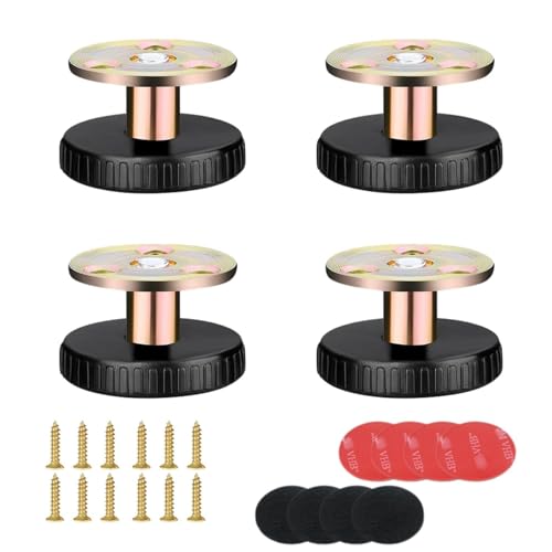 Lyivisk Verstellbare Möbelfüße 4 Stück Höhenverstellbare Füße 27 bis 40 mm für Möbel wie Bett Schrank oder Tisch Stabil mit Anti Rutsch Pads Ideal als Stellfüße Lyivisk Verstellbare Möbelfüße 4 Stück Höhenverstellbare Füße 27 bis 40 mm für Möbel wie Bett Schrank oder Tisch Stabil mit Anti Rutsch Pads Ideal als Stellfüße von Lyivisk