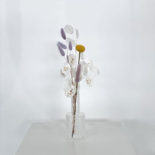 Trockenblumenstrauß Mini Craspedia Größe 20 cm, Verpackungseinheit 1x, Farbe blau von Lykke & You