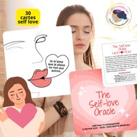 Das Selbstliebe-Orakel - 30 Selbstliebe-Orakelkarten Persönliches Entwicklungscoaching Herzchakra-Heilung Weißer Beutel Selbstverlag von LyllieCreaDivine