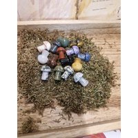 Niedliche Edelsteinpilze 2cm von LyncasCreations