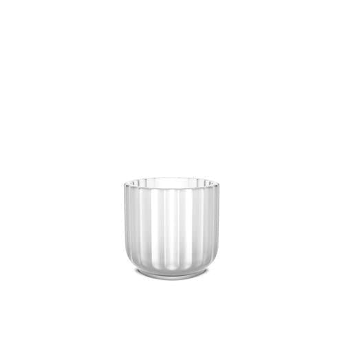Lyngby Teelicht Milchiges Glas, 6,5cm von Lyngby ApS