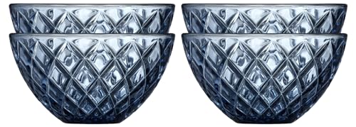 Lyngby Glas Sorrento Schale, Schüssel, 12 cm, 4 Stck., Blau Lyngby Glas Sorrento Schale, Schüssel, 12 cm, 4 Stck., Blau von Lyngby Glas