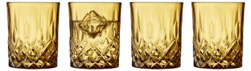 Lyngby Glas Sorrento Whiskyglas 32 cl 4 Stck. Amber von Lyngby Glas