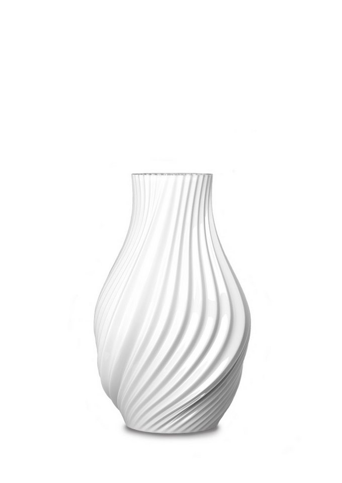Lyngby Porcelæn Dekovase Lyngby Porcelæn Twist Vase Porzellan weiß von Lyngby Porcelæn