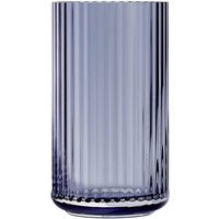 Lyngby Porcelæn - Glasvase, H 12,5 cm, midnight blue von Lyngby Porcelæn