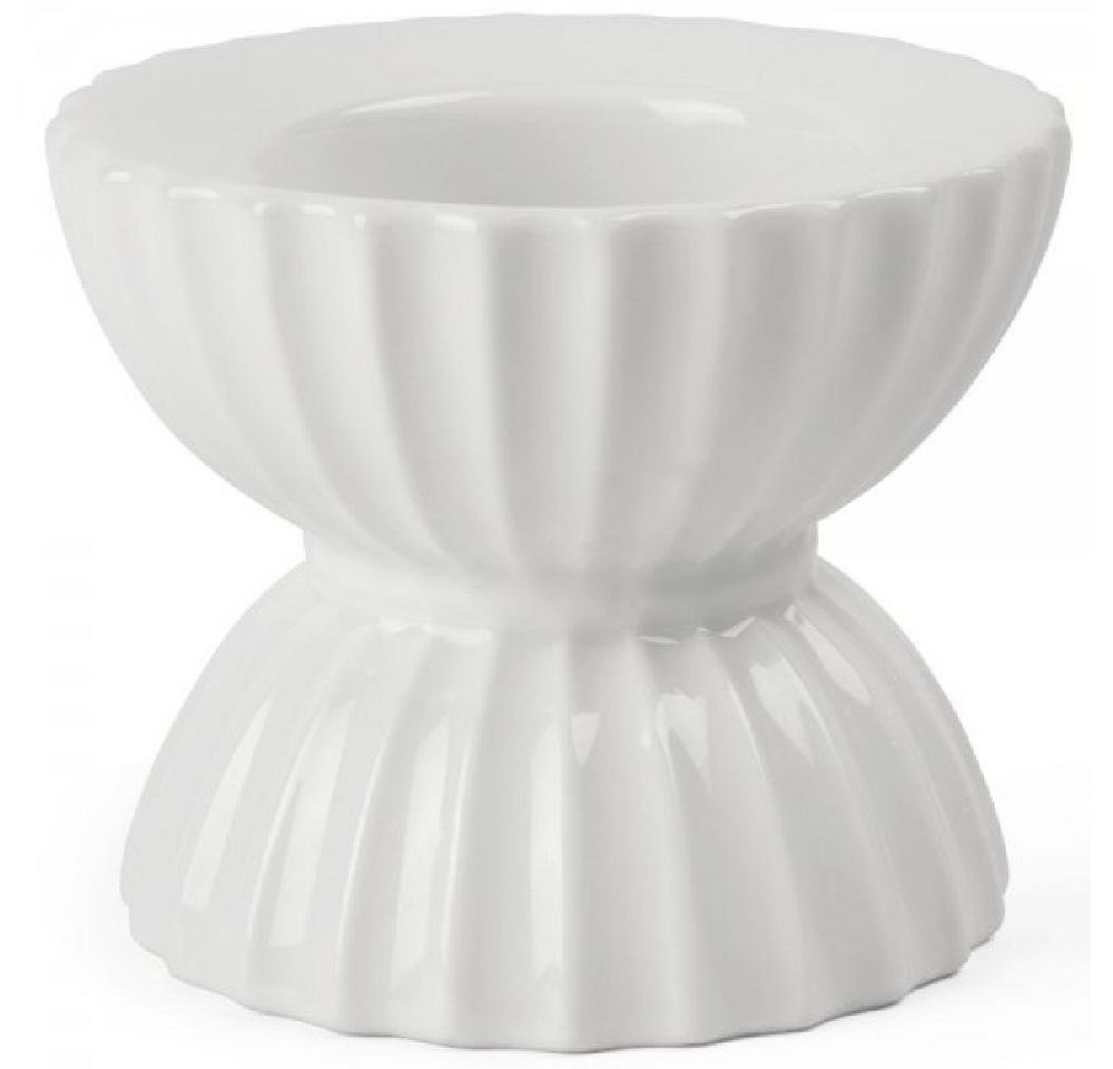 Lyngby Porcelæn Kerzenhalter Porcelain Teelichthalter Tura Weiß (8cm) von Lyngby Porcelæn